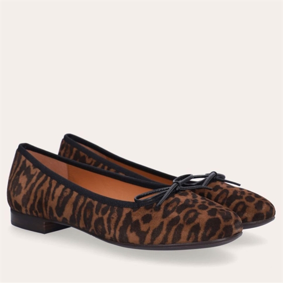 Billi Bi A7425 Ballerina Sko, Leopard 